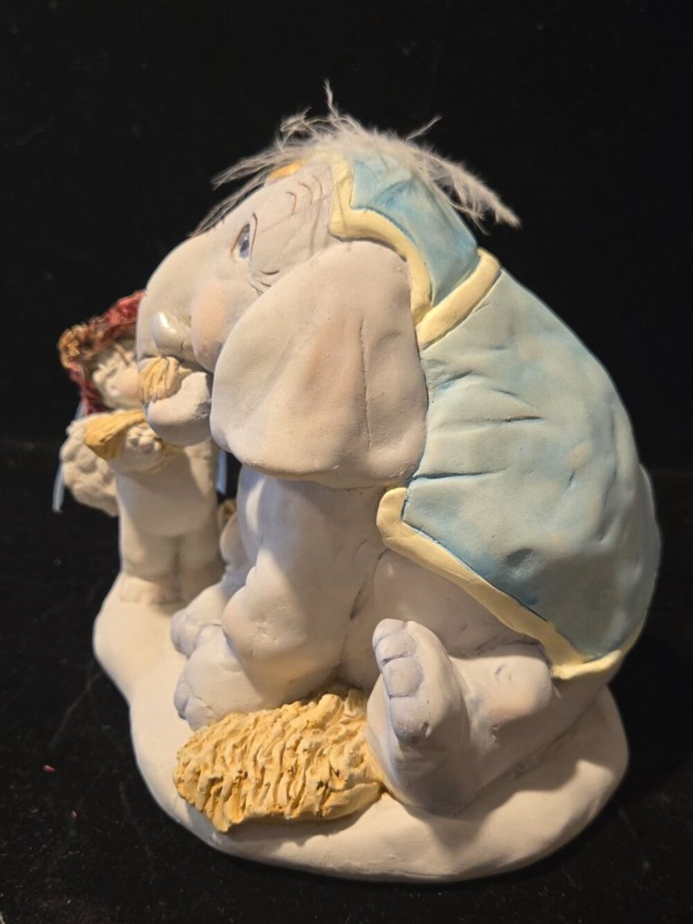 Dreamsicles "Under The Big Top" Elephant & Cherub Figurine By Kristin 1996 - Picture 3 of 8